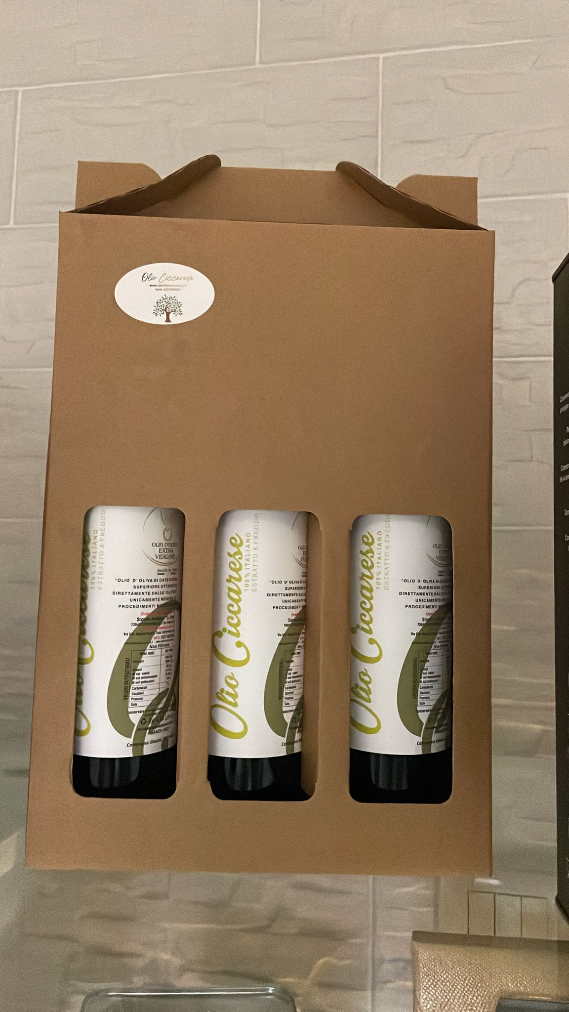 Olio extravergine 3 x 75 cl